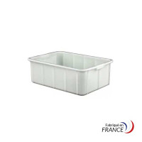 Stackable storage boxes in polyethylene