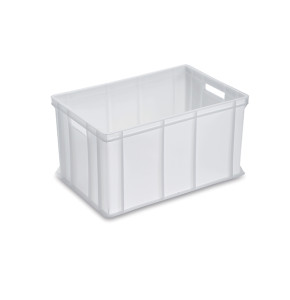 White HDPE container - 60x40x32 mm