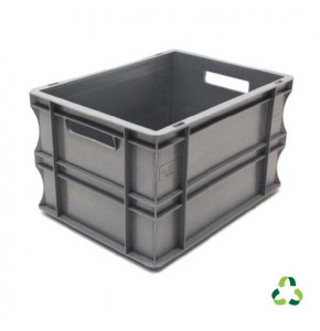 Bac gris EUROBOX plein - 400x300xH220 mm