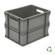 Solid euro container - 400x300xH290 - gray