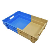 Bac gerbable emboîtable bi-color plein - 600x400x123 mm