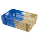 Bac gerbable emboîtable bi-color ajouré - 600x400x187 mm