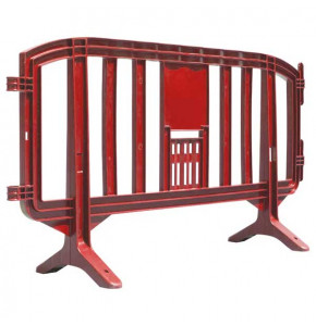 Barrière en plastique MOVIT 2000 rouge