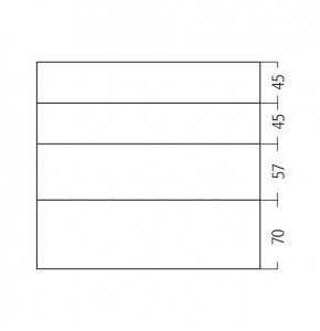 PM standard drawer insert - S4