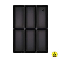 Grille alvéolée XM X6-K conductrice