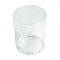 Round box V1-6 in crystal polystyrene - DESTOCKAGE