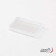 Boîte rectangulaire V20-10 en polystyrène cristal - 56 x 41 x 6 mm