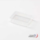 Boîte rectangulaire V20-11 en polystyrène cristal - 61 x 45 x 14 mm