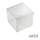 Rectangular box - Polystyrene crystal - V20-50 - 93 x 93 x 90 mm