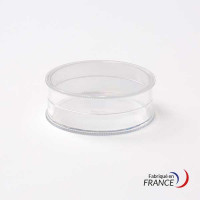 Round Box - Crystal Polystyrene - V21-8 - 42 x H14 mm