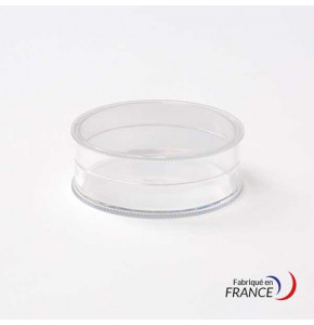 Round Box - Crystal Polystyrene - V21-8 - 42 x H14 mm