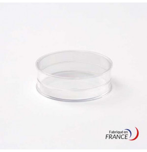 Round Box - Polystyrene Crystal -  V21-10 - 45 x H15 mm