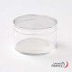 Boîte ronde V21-17 en polystyrène cristal - 57 x H35 mm