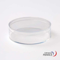 Round Box - Polystyrene crystal - V21-2 - 71 x H20 mm
