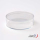 Boîte ronde V21-20 en polystyrène cristal - 71 x H20 mm