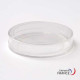 Boîte ronde V21-21 en polystyrène cristal - 79 x H15 mm