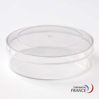 Boîte ronde V21-24 en polystyrène cristal - Ø99 x H30 mm