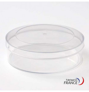Round Box - Polystyrene crystal - V21-24 - Ø99 x H30 mm