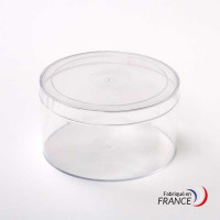 Round Box - Polystyrene crystal - V21-25 - 99 x H55 mm