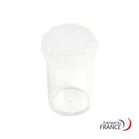 Round Box - Polystyrene crystal - V21-54 - 20 x H35 mm