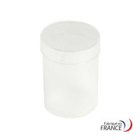 Round Box - Polystyrene crystal - V21-57 - 27 x H39 mm 