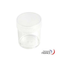 Round Box - Polystyrene crystal - V21-58  - 28 x H35 mm