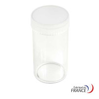 Round Box - Polystyrene crystal - V21-59 - 28 x H60 mm