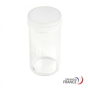 Round Box - Polystyrene crystal - V21-59 - 28 x H60 mm