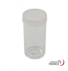 Round Box - Polystyrene crystal - V21-62 - 33 x H70 mm