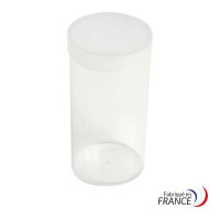 Round Box - Polystyrene crystal - V21-64 - 41 x H84 mm