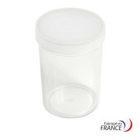 Round Box - Polystyrene crystal - V21-65  - 42 x H65 mm