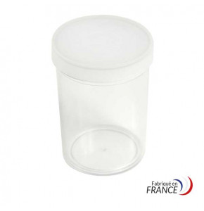 Boîte ronde V21-65 en polystyrène cristal - 42 x H65 mm