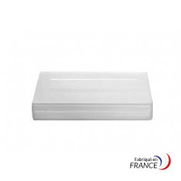 Boîte à charnières V30-6 - PP naturel - dim. int. 71 x 55 x 15 mm