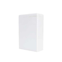 Polypropylene plastic box with hinged lid - V30-11
