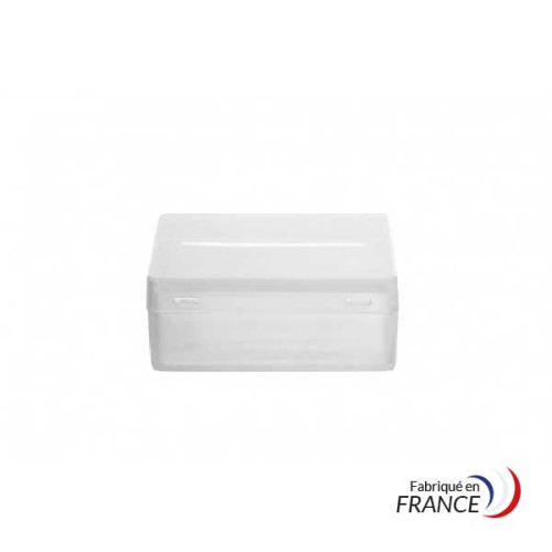 Boîte à charnières V30-14 - PP naturel - dim. int. 46 x 37 x 17 mm