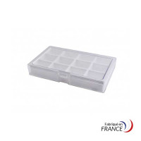Boite à compartiment L - 12 cases - 285x177xH45 mm