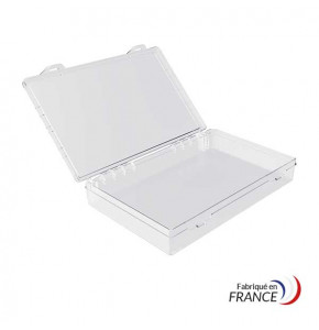 A4 box with fixed compartments - 360x260x50 mm - 1 compartment