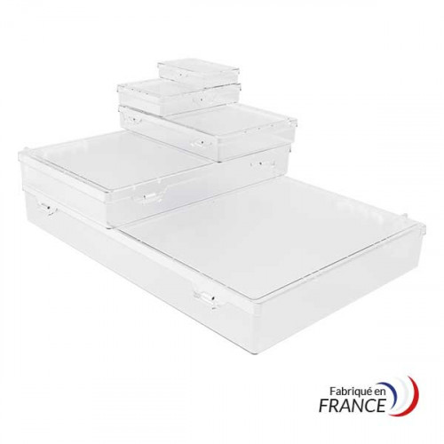 E44-Boîte de rangement 21 compartiments fixes 290 x 195 x 54 mm à 7,90 €  (Compartiments fixes)