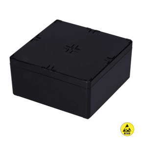 Boîte antistatique V3-61 K - dim. 115 x 115 x 55/46 mm