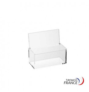 Crystal boxes - 155x70xH70 mm - PMMA