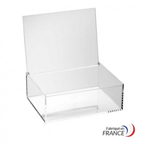 Crystal boxes - 240x180xH80 mm - PMMA