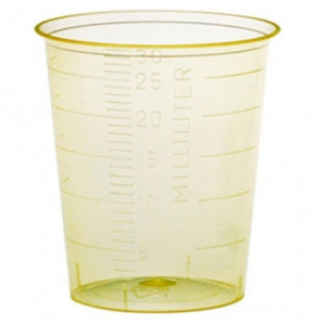 Plastic measuring cups H41 mm without lid - DESTOCKAGE