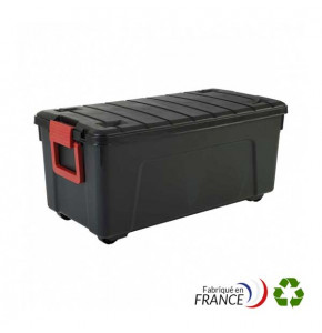 Petite boite de rangement plastique transparent 19x9x16.5cm