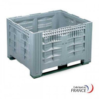 Ventilated pallet box 1200 x 1000 x 785 mm - 2 skids