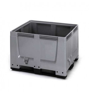 Pallet box with 3 base plates - 1200x1000x790 mm