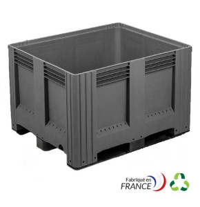 ECOLINE solid-sided pallet box – 1200 x 1000 x 780 mm