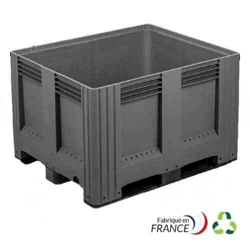 ECOLINE solid-sided pallet box – 1200 x 1000 x 780 mm