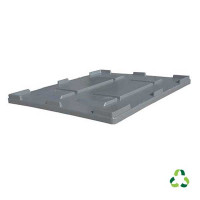 Recycled polypropylene lid for pallet box - 1200 x 1000 mm