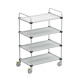 Chariot TRTA 4 tablettes - 630 x 1090 x H1515 mm