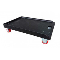 Euro containers trolley with 3 retaining edges